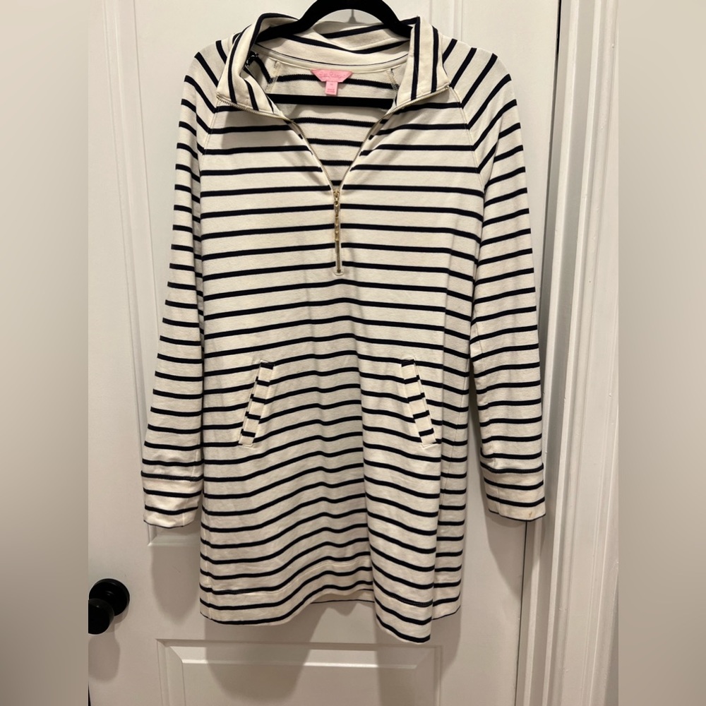 Lilly Pulitzer Striped Popover Dress (M)